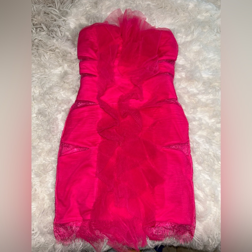 Hot Pink Mini Dress
